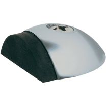 KWS Türpuffer 2001.31 Höhe 18 mm Aluminium silberfarbig eloxiert Dübelmontage