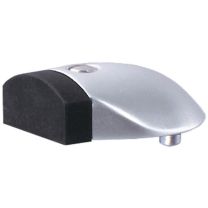 DENI Türpuffer 3846 Ø 60 mm Höhe 20 mm Aluminium naturfarbig / F1 Dübelmontage