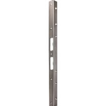 SCHNEGEL Sicherheitswinkelschließblech Länge 500 mm Breite 25 mm Stärke 2 mm Edelstahl matt gebürstet 005/3127