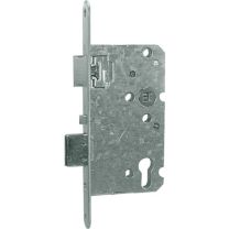 SCHNEGEL Korridor-Einsteckschloss PZW 24/65/72/9 mm DIN links / rechts Edelstahl abgerundet 008/1499/65