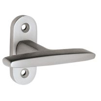 EDI Fenstergriff 1511/0000 Aluminium F2 / neusilberfarbig 35 mm Kreuzgriff