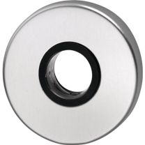 EDI Drückerrosette 051/1 Edelstahl F00 Schildstärke 8 mm Drückerloch rund