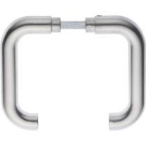 EDI Türdrückerpaar 163 Edelstahl F00 Vierkant 8 mm