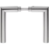 EDI Türdrückerpaar 168 Z Edelstahl F00 Vierkant 8 mm