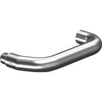 OGRO Profiltürdrückerlochteil OGRO 8100V AL Aluminium F1 8 mm schräg