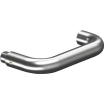 OGRO Türdrückerlochteil OGRO 8100 Aluminium F1 / Satino Vierkant 8 mm DIN links / rechts