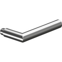 OGRO Türdrückerlochteil OGRO 8906 Aluminium F1 / Satino Vierkant 8 mm DIN links / rechts