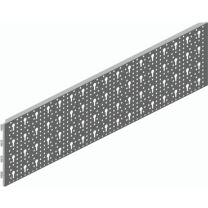 ELEMENT SYSTEM Stahl-Lochplatte Stahl weiß Länge 800 mm Breite 200 mm