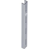 ELEMENT SYSTEM Wandschiene Länge 1500 mm weißaluminium Stahl einreihige Lochung