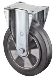 BS ROLLEN Schwerlast-Bockrolle D.250mm Trgf.550kg Gum.138mm 110mm