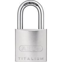 ABUS Zylindervorhangschloss 86TI/45 ohne Zylinder Schlosskörperbreite 46,5 mm Titalium