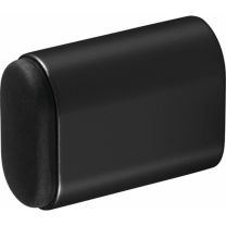 HERMETA Wandtürpuffer 4700 / 4702 / 4704 Aluminium schwarz eloxiert Länge 50 mm