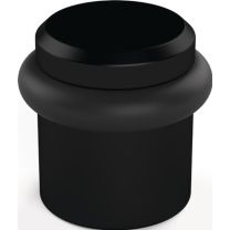 HERMETA Bodentürpuffer 4735 Ø 39 mm Höhe 36 mm Aluminium schwarz kunststoffbeschichtet Dübelmontage