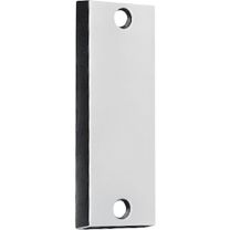 AMF Drückerrosette 498 Leichtmetall F1 / silberfarbig kantig blind