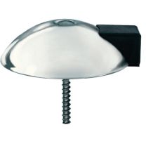 FSB Bodentürpuffer 38 3884 Ø 70 mm Höhe 20 mm Aluminium naturfarbig / F1 Dübelmontage