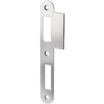 BKS Lappenschließblech B 9000 Edelstahl abgerundet Breite 24 x Länge 180 mm DIN links