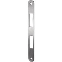 BKS Schließblech B 9000 Edelstahl Breite 24 x Länge 235 mm abgerundet DIN links flach