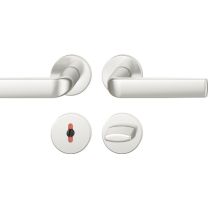 FSB Rosettengarnitur 12 1267 Aluminium 0105 rund WC DIN links / rechts D/D