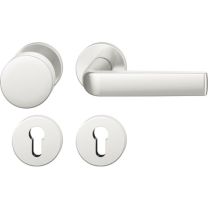 FSB Rosettengarnitur 12 1267 Aluminium 0105 rund PZ DIN links / rechts flach D/K