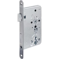 BKS Zimmertür-Einsteckschloss 0515 PZ 20/ 65/72/8 mm DIN links Edelstahl abgerundet Klasse 3 Zinkdruckgruss