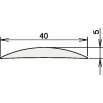 ATHMER Aluschwelle 090 3-111 Länge 840 mm Breite 40 mm Aluminium silber eloxiert