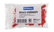 PROMAT CHEMICALS Ersatzsprühköpfe je 12 Sprühköpfe u.Röhrchen (150 mm) Ku.Btl.