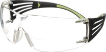 3M Schutzbrille Reader SecureFit-SF400 EN 166 Bügel schwarz grün,Scheibe klar +2,5