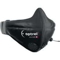 OPTREL Mund-Nasenmaske schwarz POM, Polyester, Polyurethan Ventil 2 St.
