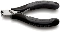 KNIPEX Elektronikvornschn.L.115mm Form 1 Facette ja,kleine spiegelpol.