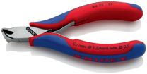 KNIPEX Elektronikvornschn.L.120mm Form 3 Facette ja,kleine spiegelpol.Mehrkomp.-Hüllen