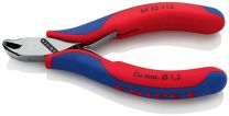 KNIPEX Elektronikvornschn.L.115mm Form 5 Facette nein spiegelpol.Mehrkomp.-Hüllen