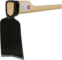 IDEAL Rheinische Hacke Blattmaß 185x85x110mm geschmiedet,m.Eschenstiel G.700g