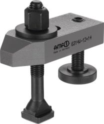 AMF Spanneisen Nr.6314V f.T-Nut 16mm Spann-H.13-48mm Spannschraube M16x16x125mm