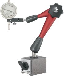 FISSO Magnetmessstativ STRATO-LINE R. 330mm Gesamt-H. 444mm Haftkraft 900 N