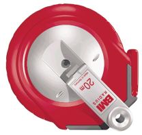 BMI Kapselbandmaß RADIUS L.20m Band-B.13mm Acm EG II Ku.gelb Glasfaser