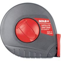 SOLA Kapselbandmaß SATELLITE Länge 10 m Bandbreite 10 mm mm/mm EG II Kunststoff Stahlmaßband