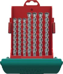 HELLER Hammerbohrersatz MAXXBOX Bionic Pro SDS-plus 7-tlg.SDS-plus Ku.-Box