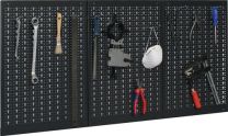JeCo Lochwand Gesamt-B1200xH600mm B400xH600mm m.12 Standardhaken
