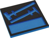 PROMAT Werkzeugmodul Leereinlage 2/3-Modul 4000 871 244,2-tlg.