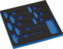 PROMAT Werkzeugmodul Leereinlage 2/3-Modul 4000 871 237,8-tlg.