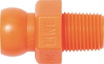 LOC-LINE Gewindenippel Gr. 1/4 R 1/8 Btl. m. 4 St. Loc-Line