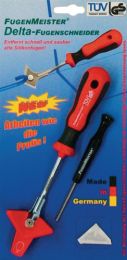 JeCo Fugenschneider Fugenmeister Delta 1 Schneider,1 Kratzer,1 Ersatzklinge
