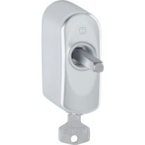 HOPPE Rosette AUS950S 100NM Aluminium F1 / naturfarbig 32 mm SecuSelect® / Secu100® / Secustik® abschließbar