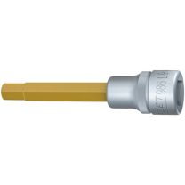 HAZET Steckschlüsseleinsatz 986L-9 1/2 Zoll Innen-6-kant Schlüsselweite 9 mm Länge 100 mm