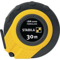STABILA Kapselbandmaß LBM 2000 FIBREGLASS Länge 30 m Bandbreite 13 mm cm EG III Glasfaserband PC-ABS / TPE