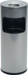 DURABLE Kombiascher Ø250xH630mm silber Stahlbl.