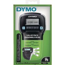 DYMO Beschriftungsgerät LabelManager 160 Value Pack Schriftbandbreiten 6, 9, 12 mm
