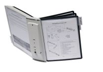 DURABLE Wandhalter 10 Sichttafeln PA m.Profilrahmen