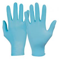 KCL Einmal-Schutzhandschuhe Dermatril 740, blau, (Box a 100 Stück)