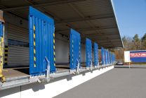 Federmechanische Überfahrbrücke aus Stahl, stationär, Traglast 5000 kg, LxB 1500x2000 mm